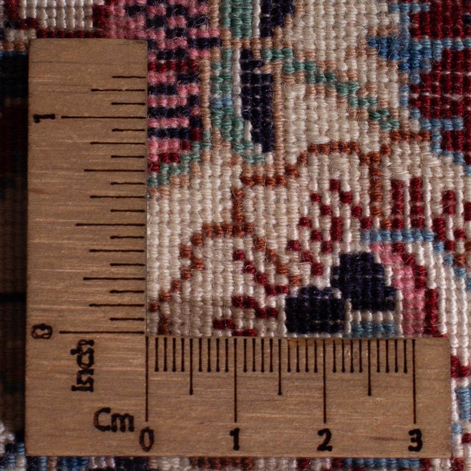 Tapis de couloir Tapis persan - Nain - Premium - 203 x 48 cm - crème