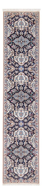 Tapis de couloir Tapis persan - Nain - Premium - 220 x 52 cm - bleu foncé