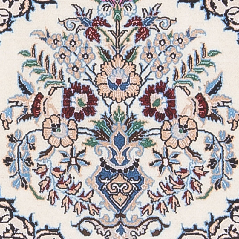 Tapis de couloir Tapis persan - Nain - Premium - 194 x 48 cm - crème