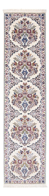 Tapis de couloir Tapis persan - Nain - Premium - 196 x 52 cm - crème