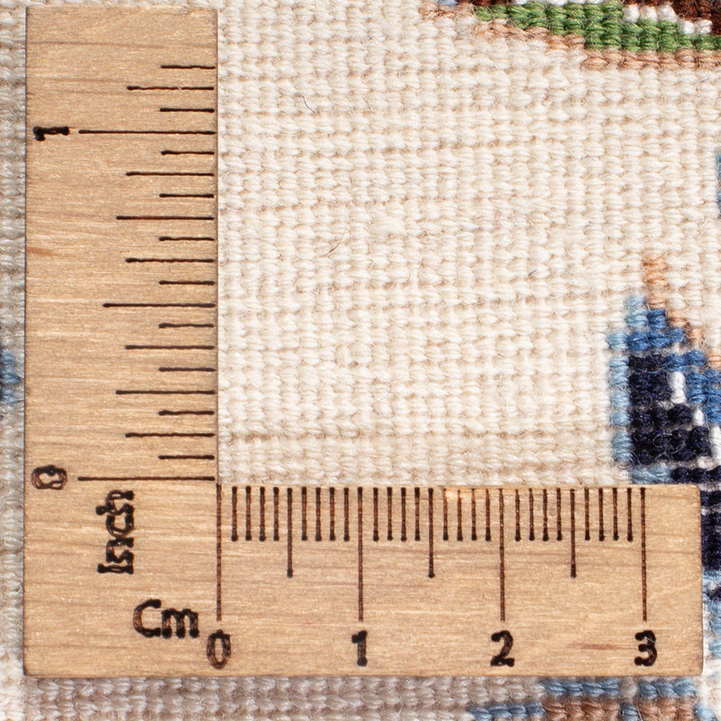 Tapis de couloir Tapis persan - Nain - Premium - 196 x 52 cm - crème