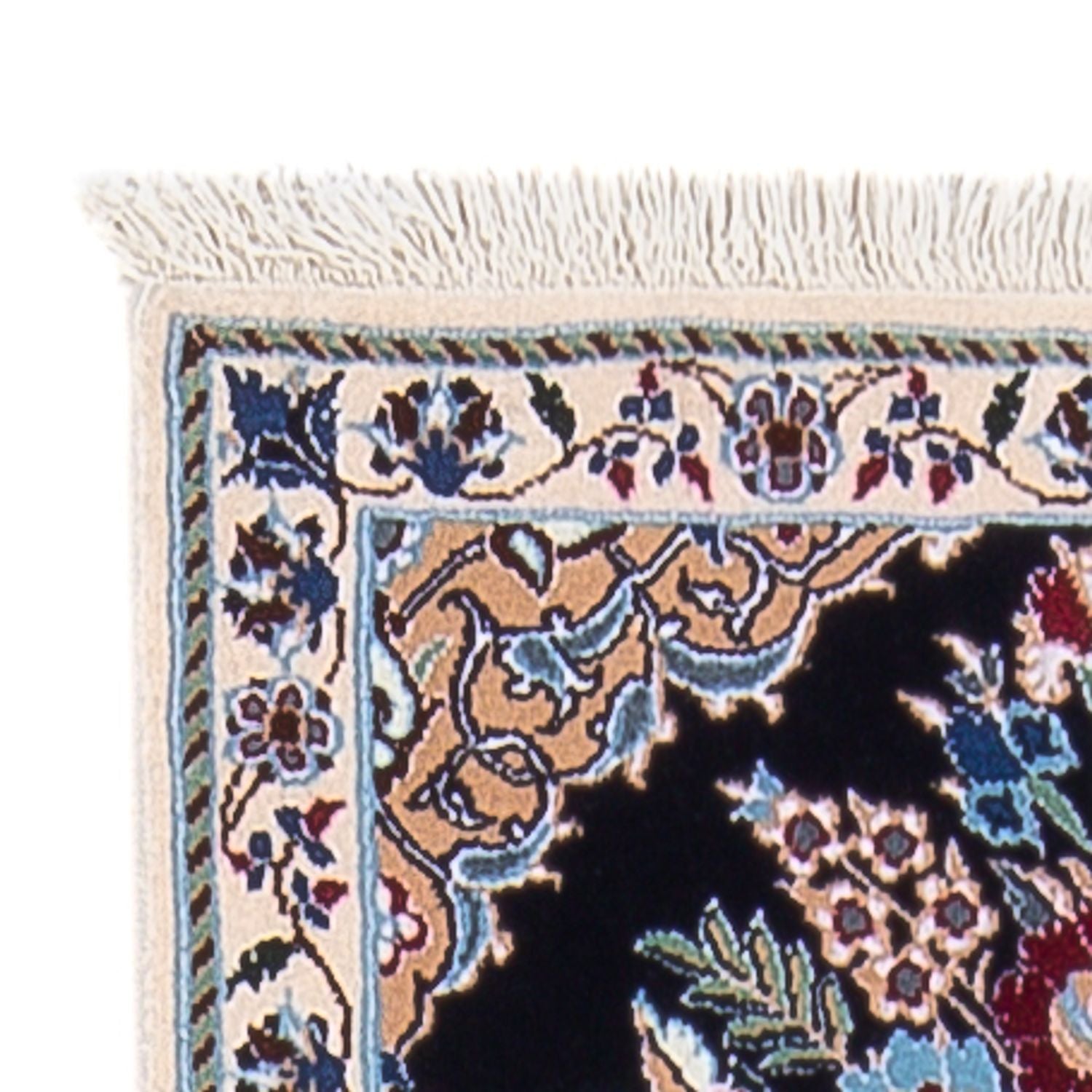 Tapis de couloir Tapis persan - Nain - Premium - 230 x 47 cm - bleu foncé