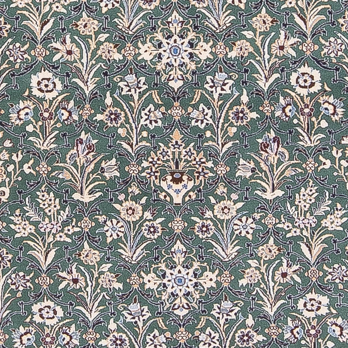 Tapis persan - Nain - Premium - 205 x 130 cm - vert menthe