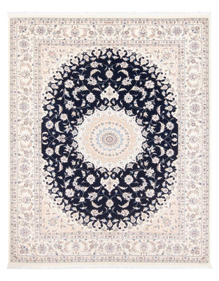Tapis persan - Nain - Premium - 198 x 132 cm - bleu foncé