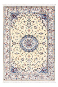 Tapis persan - Nain - Premium - 150 x 104 cm - crème