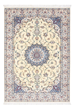 Tapis persan - Nain - Premium - 150 x 104 cm - crème