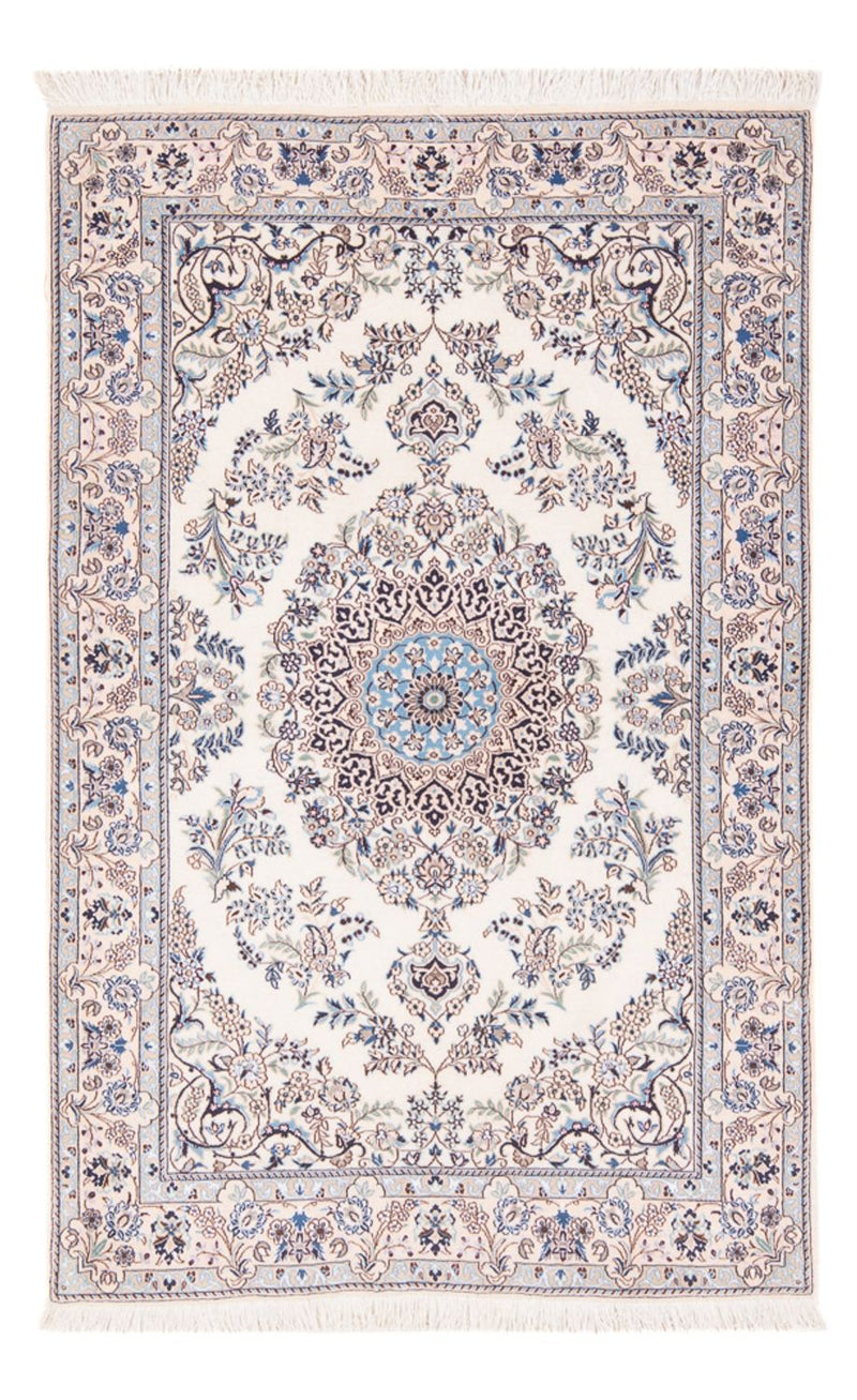 Tapis persan - Nain - Premium - 146 x 100 cm - crème