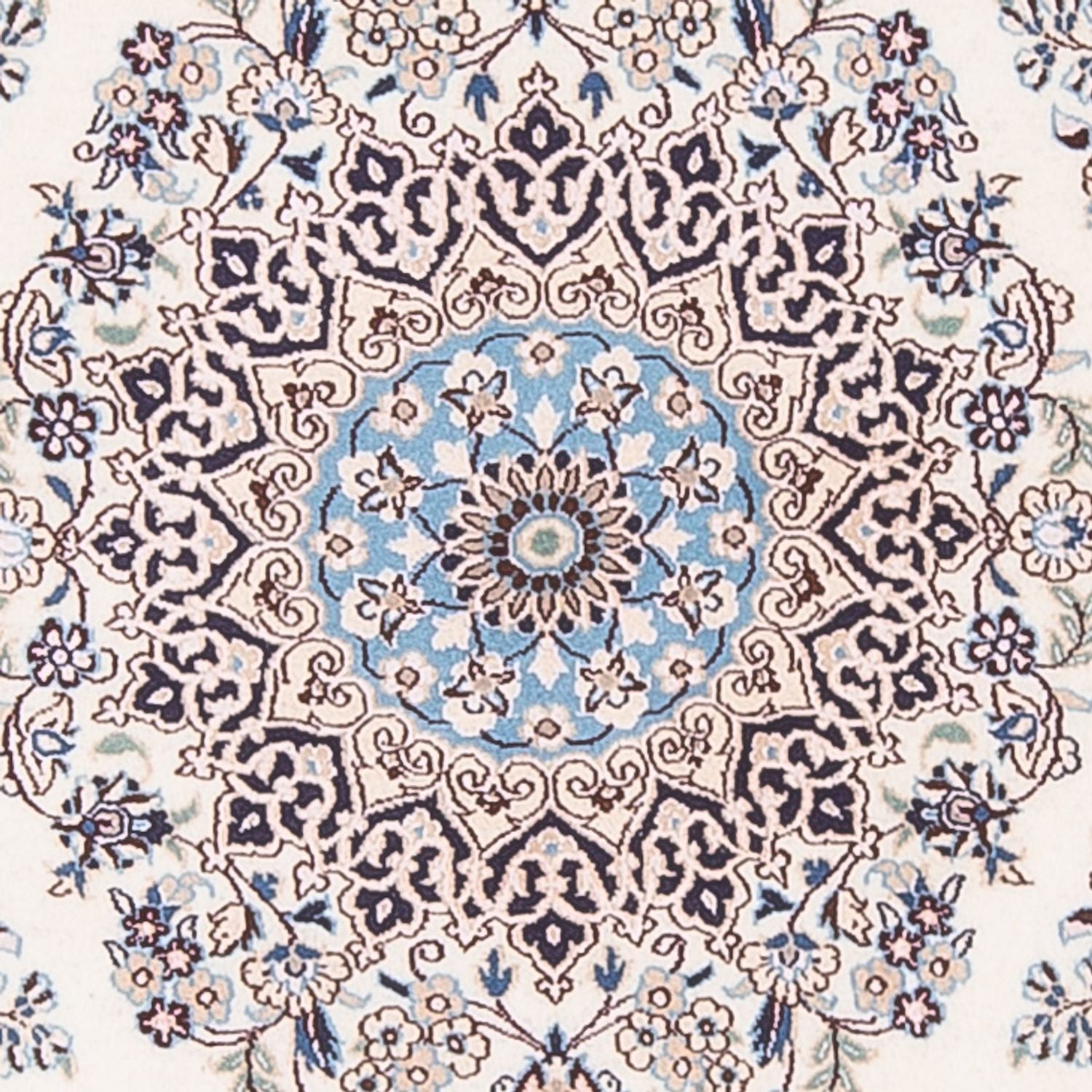 Tapis persan - Nain - Premium - 146 x 100 cm - crème