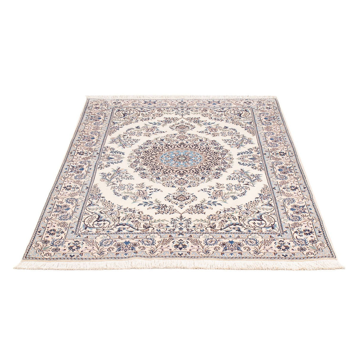 Tapis persan - Nain - Premium - 146 x 100 cm - crème