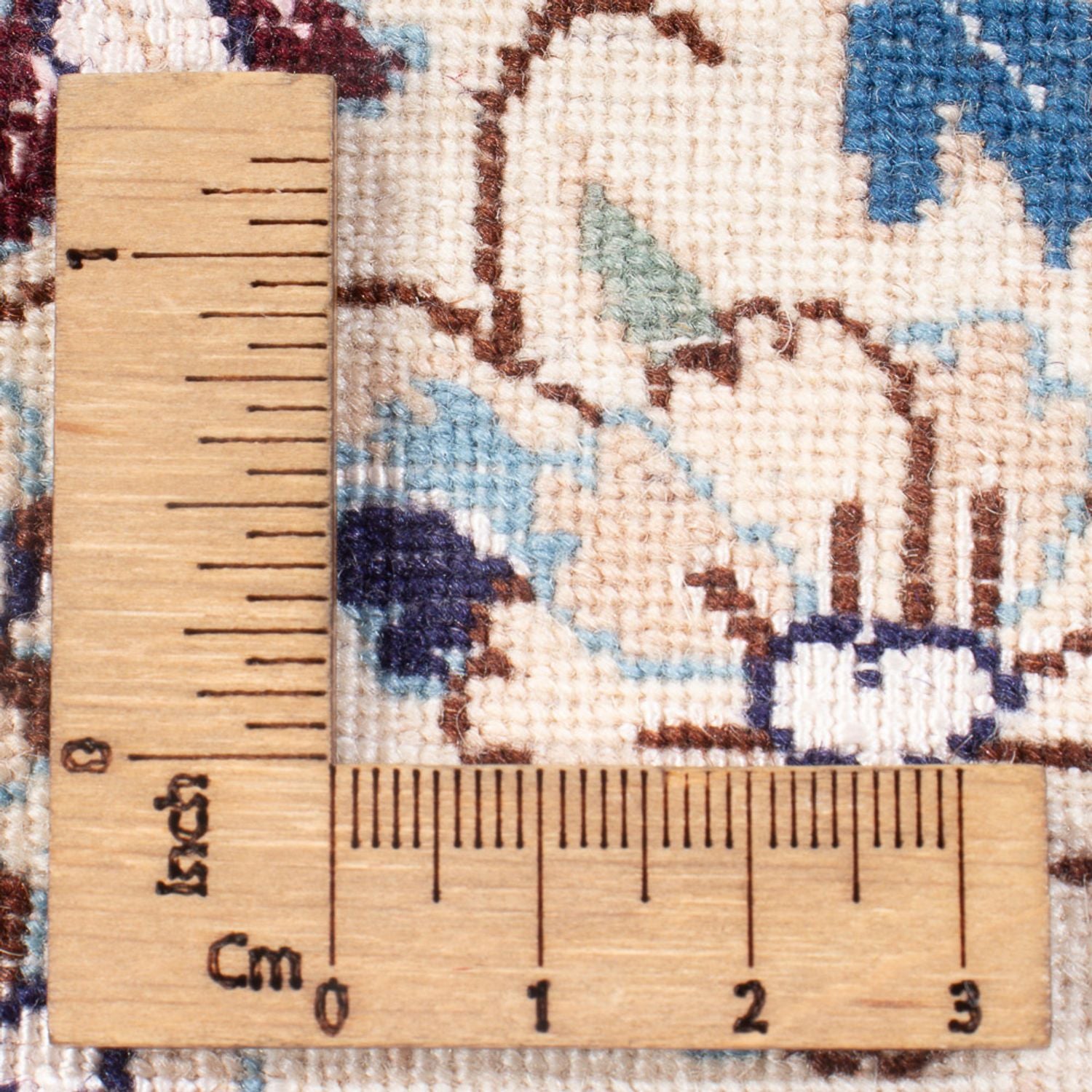Tapis persan - Nain - Premium - 146 x 100 cm - crème