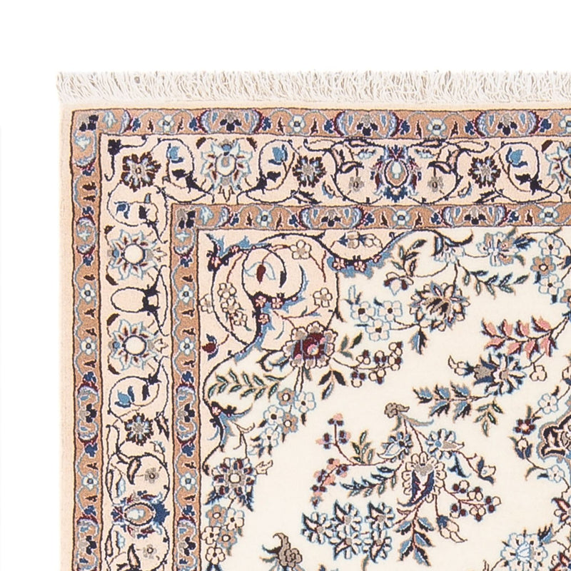 Tapis persan - Nain - Premium - 132 x 98 cm - crème
