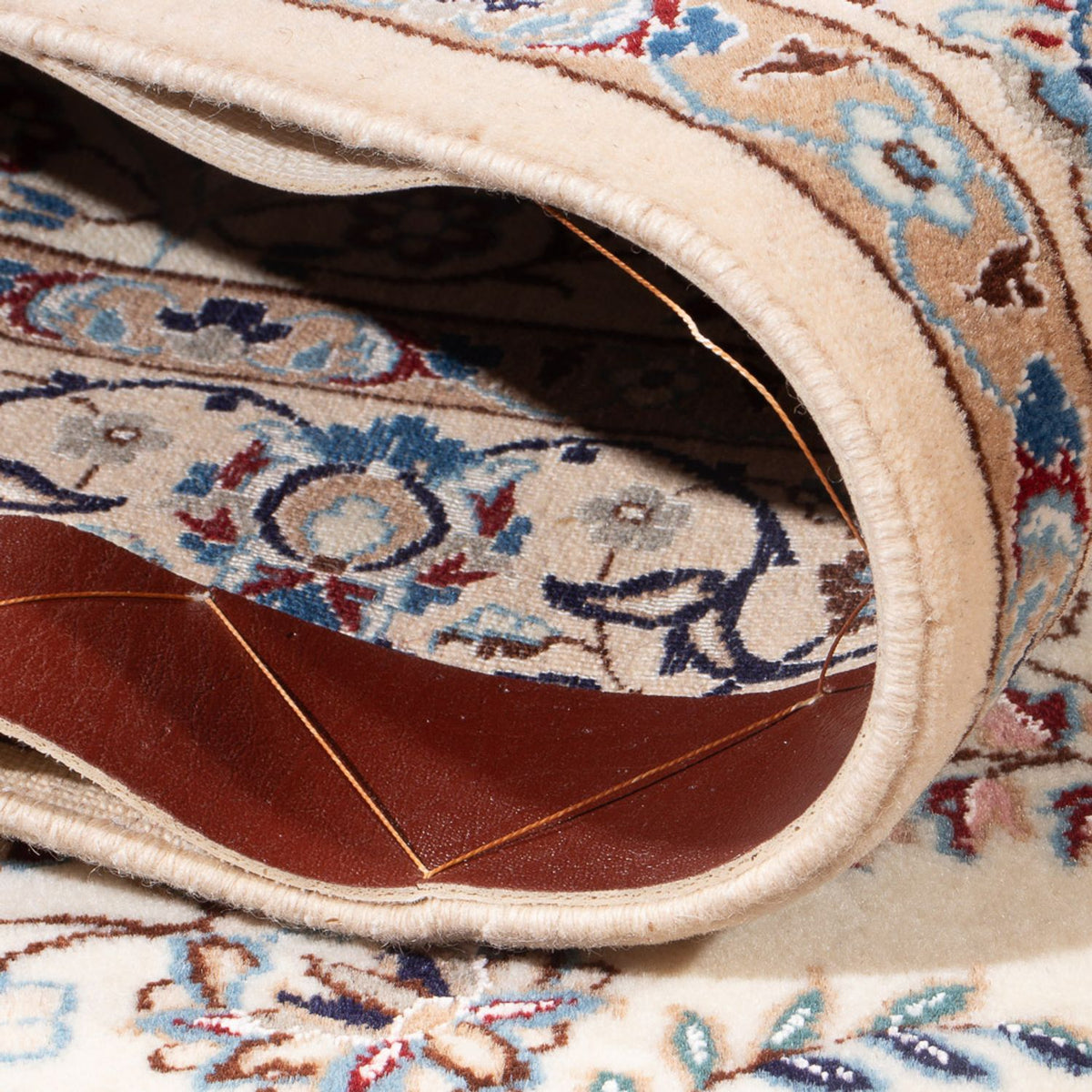 Tapis persan - Nain - Premium - 132 x 98 cm - crème