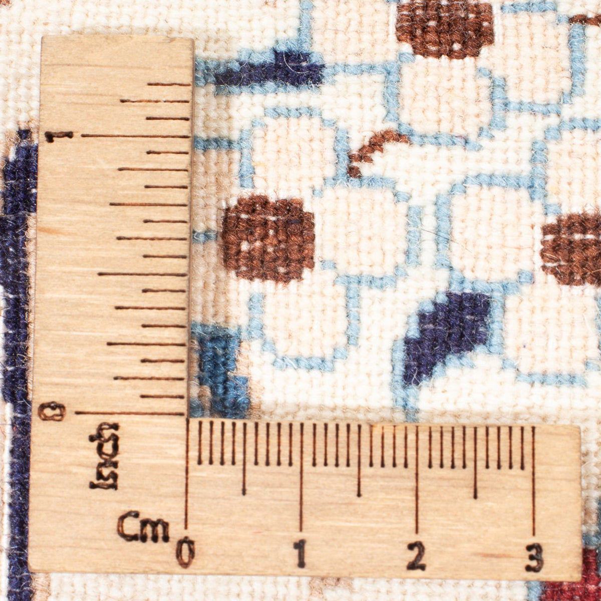 Tapis persan - Nain - Premium - 132 x 98 cm - crème