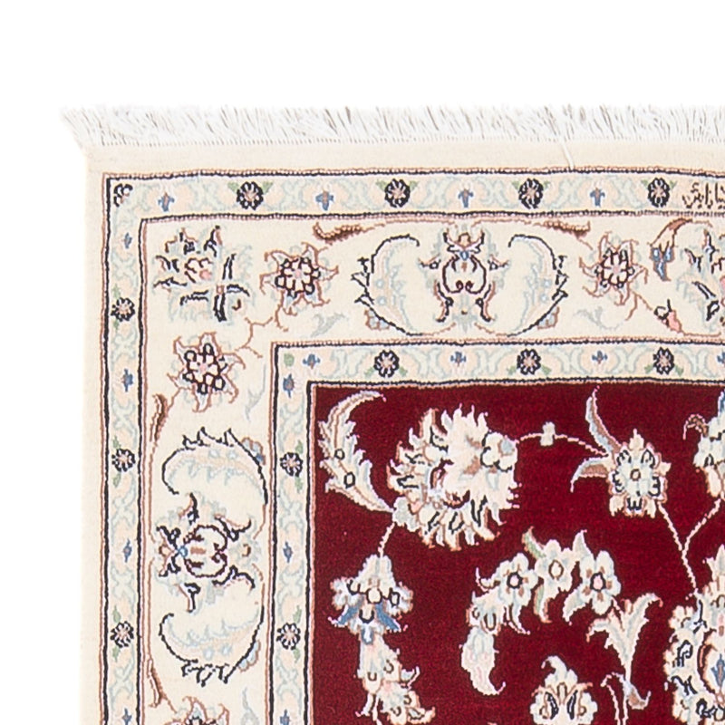 Tapis persan - Nain - Premium - 126 x 84 cm - rouge