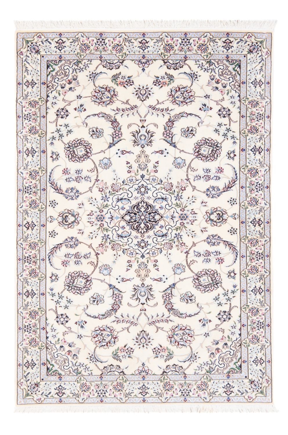 Tapis persan - Nain - Premium - 151 x 100 cm - crème
