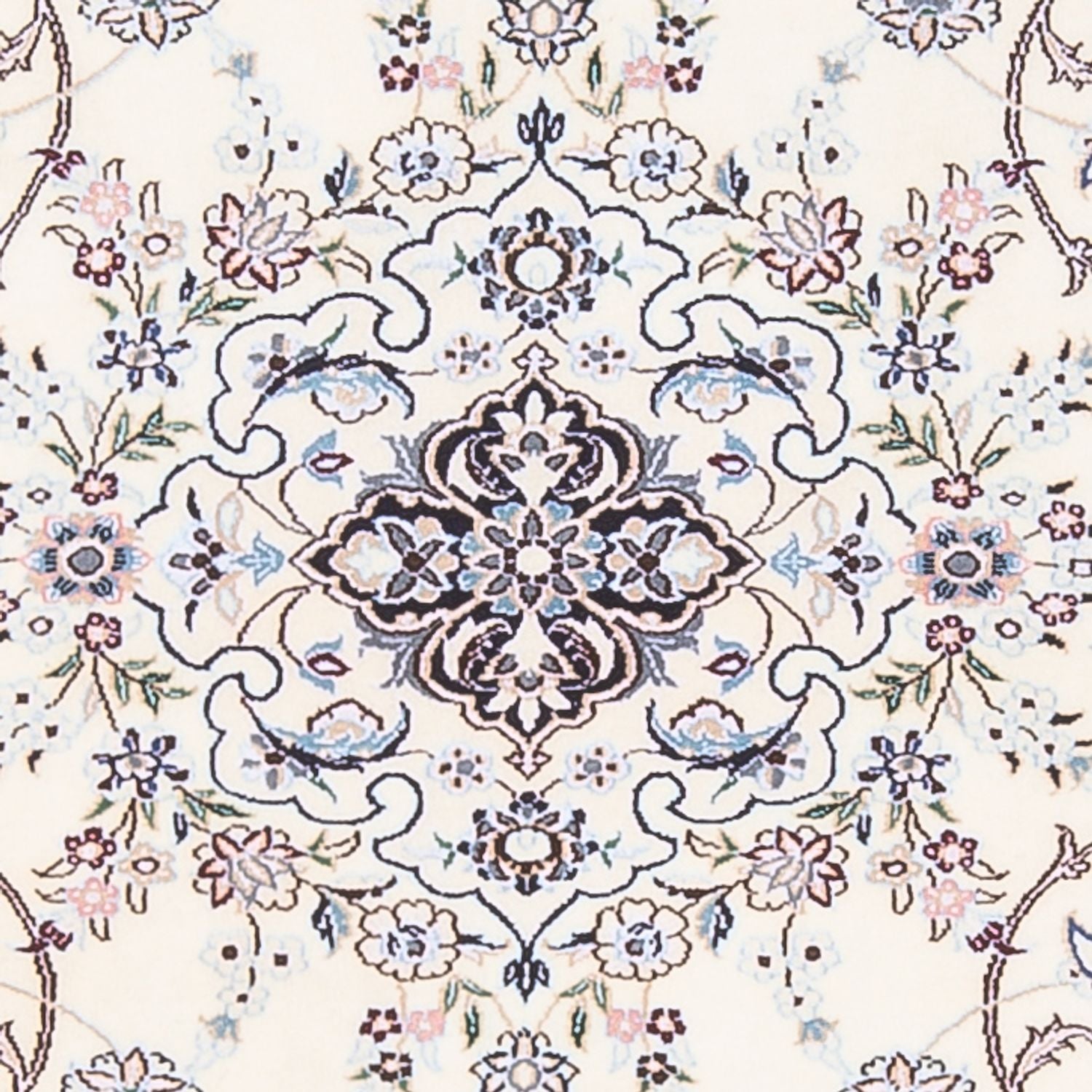 Tapis persan - Nain - Premium - 151 x 100 cm - crème
