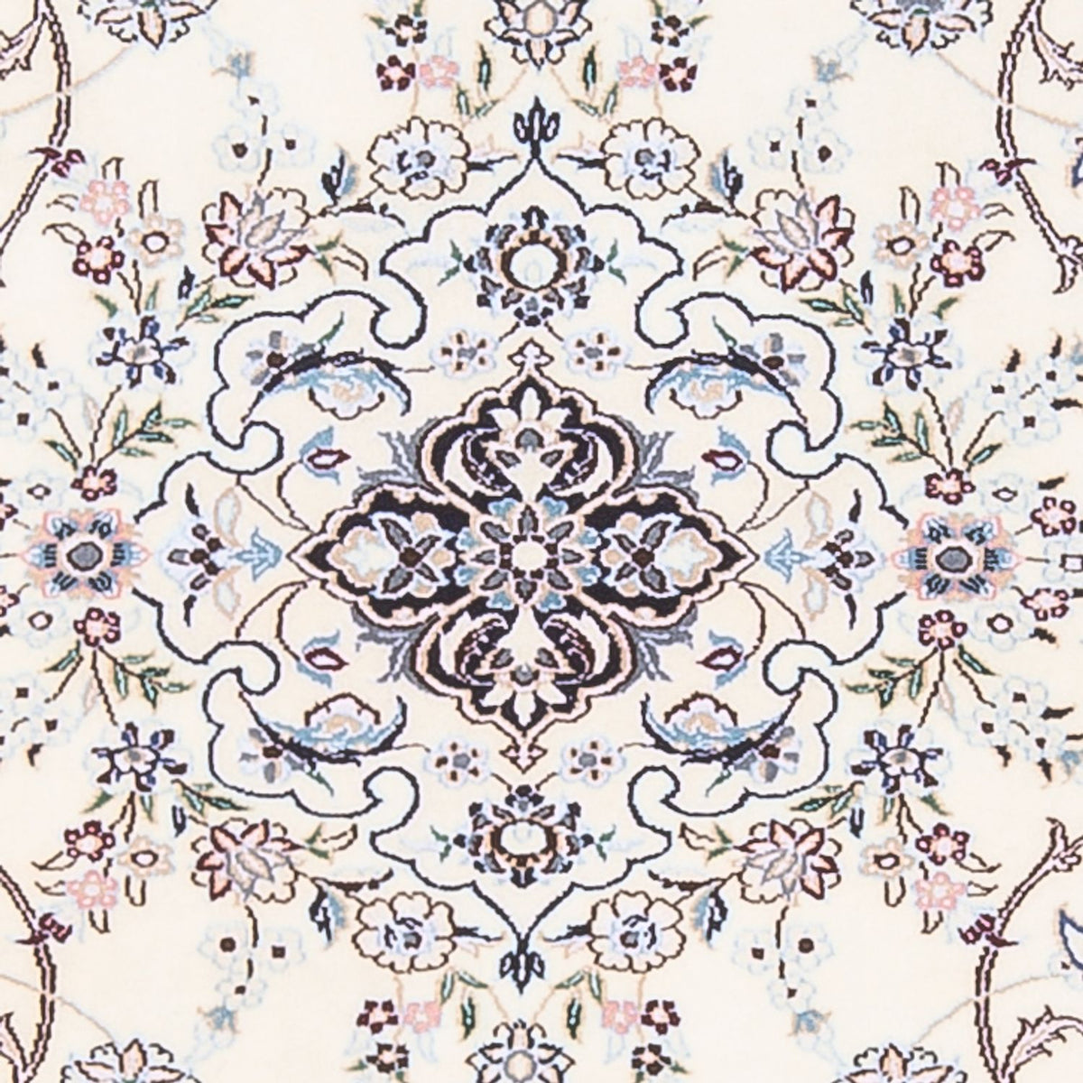 Tapis persan - Nain - Premium - 151 x 100 cm - crème