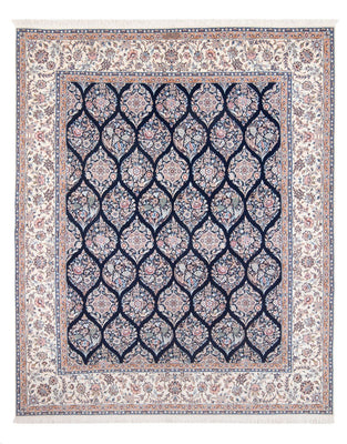 Tapis persan - Nain - Premium - 255 x 204 cm - bleu foncé