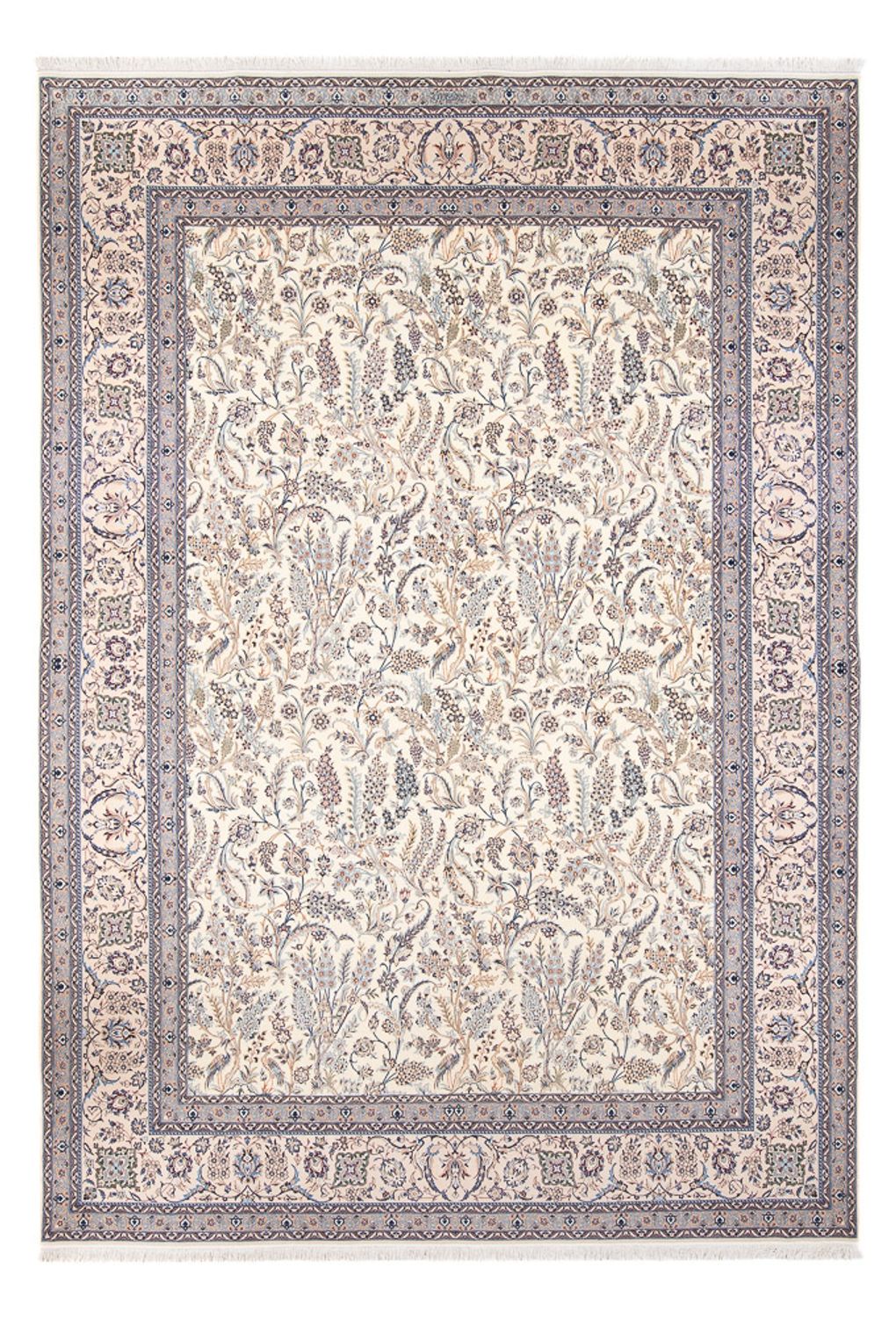 Tapis persan - Nain - Premium - 362 x 255 cm - crème