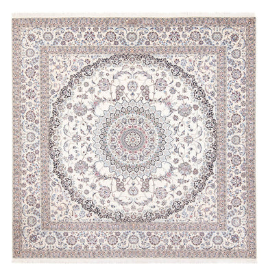 Tapis persan - Nain - Premium - 260 x 257 cm - crème