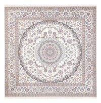 Tapis persan - Nain - Premium - 260 x 257 cm - crème