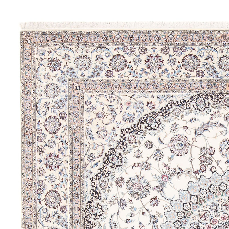 Tapis persan - Nain - Premium - 260 x 257 cm - crème
