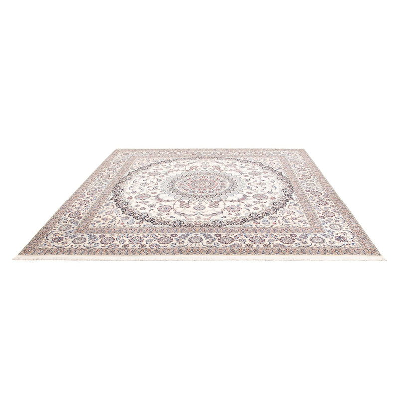 Tapis persan - Nain - Premium - 260 x 257 cm - crème