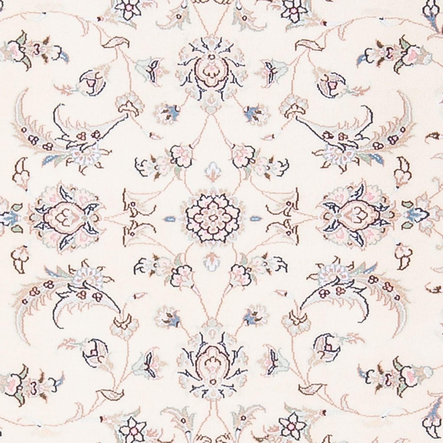 Tapis persan - Nain - Premium - 152 x 102 cm - crème