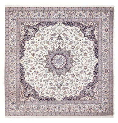 Tapis persan - Nain - Premium carré  - 308 x 308 cm - crème