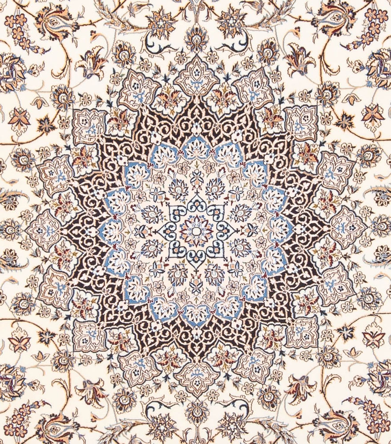 Tapis persan - Nain - Premium - 373 x 262 cm - crème