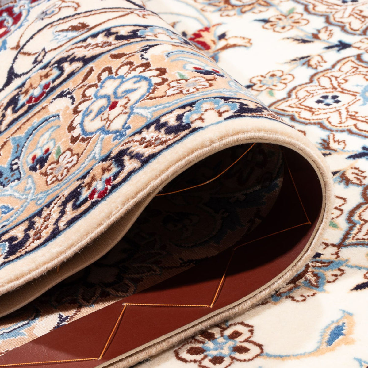 Tapis persan - Nain - Premium - 373 x 262 cm - crème