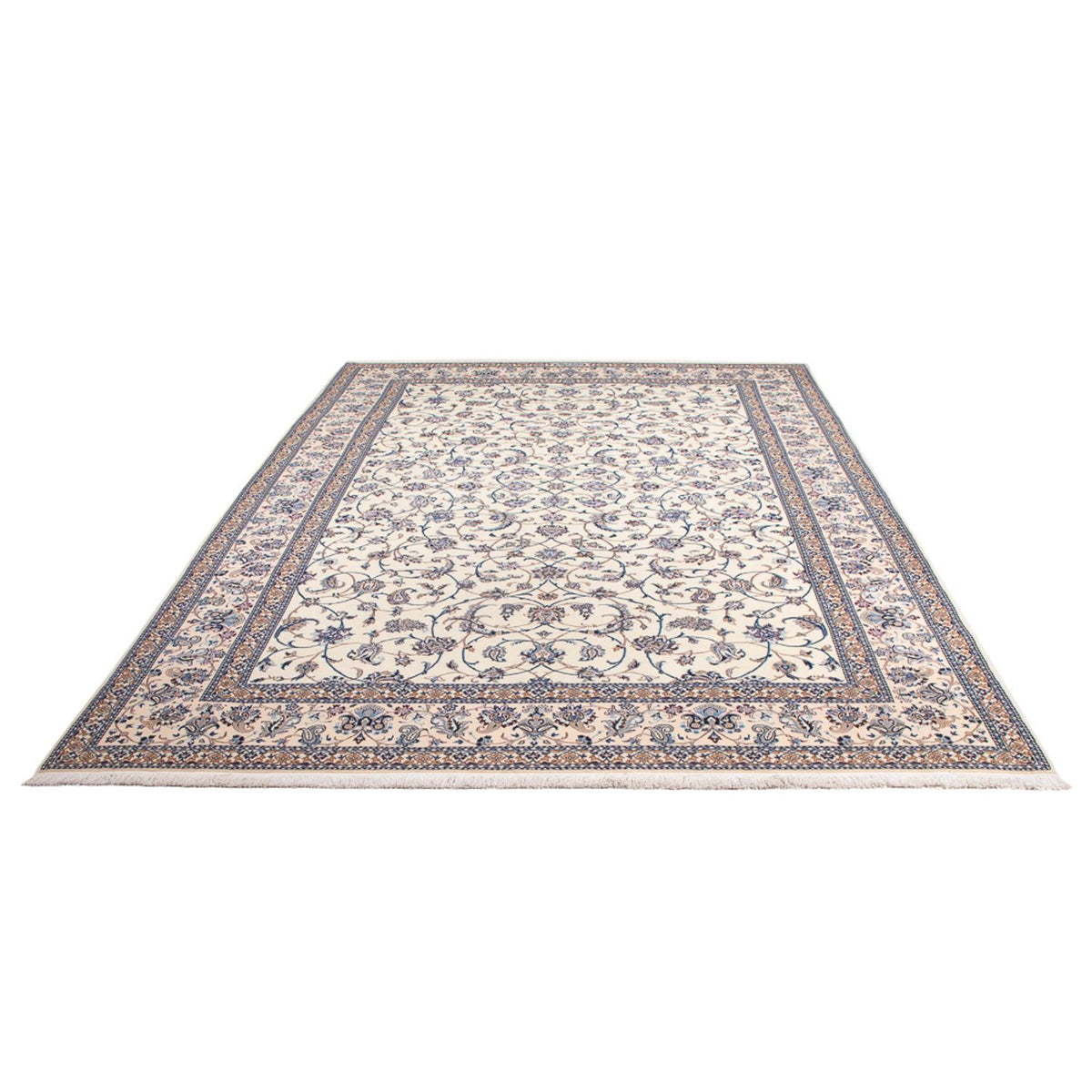 Tapis persan - Nain - Premium - 305 x 204 cm - crème