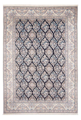 Tapis persan - Nain - Premium - 302 x 200 cm - bleu foncé
