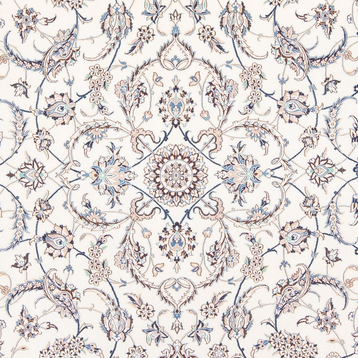 Tapis persan - Nain - Premium - 310 x 213 cm - crème