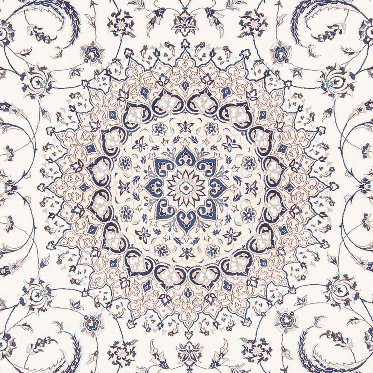 Tapis persan - Nain - Premium - 312 x 204 cm - crème