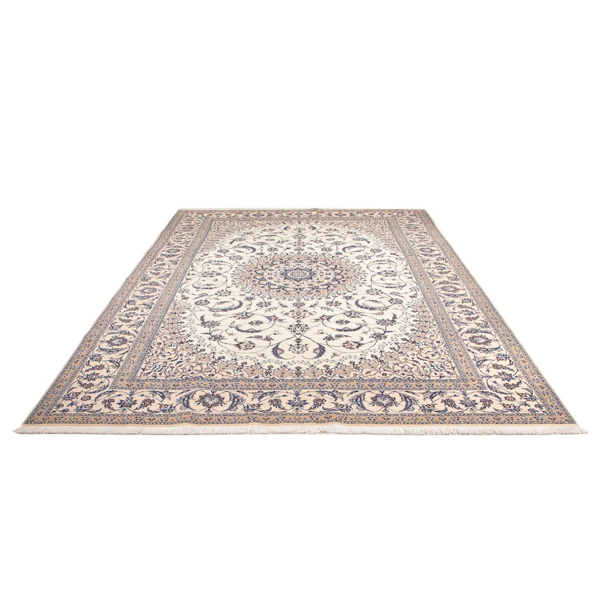 Tapis persan - Nain - Premium - 312 x 204 cm - crème