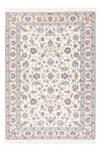 Tapis persan - Nain - Premium - 150 x 102 cm - crème