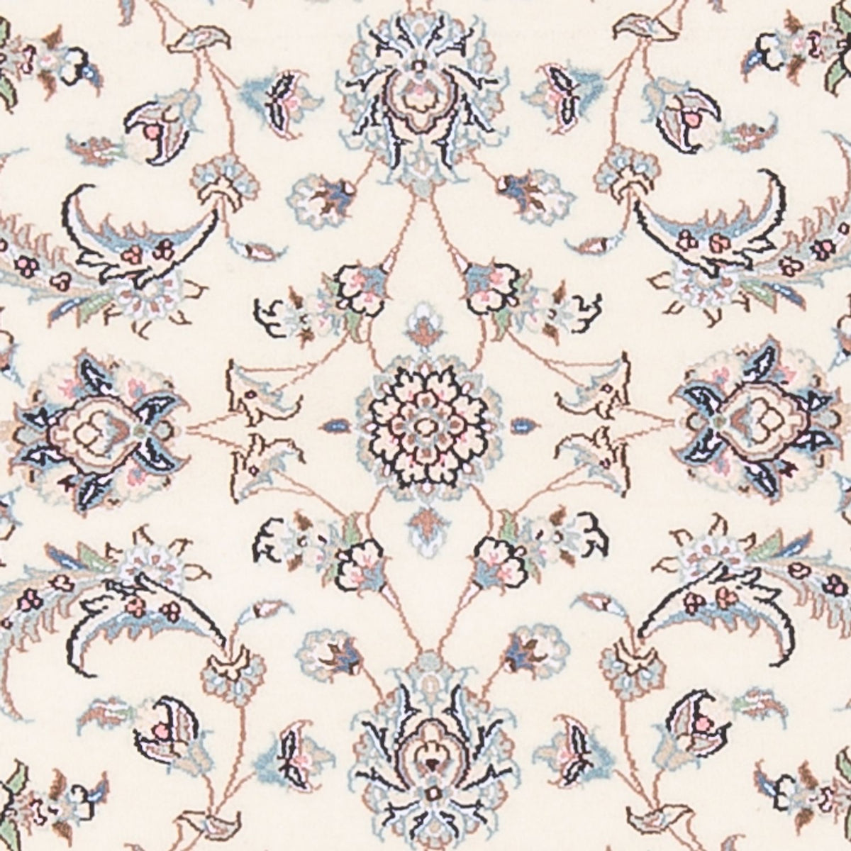 Tapis persan - Nain - Premium - 150 x 102 cm - crème