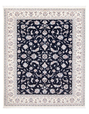 Tapis persan - Nain - Premium - 203 x 151 cm - bleu foncé