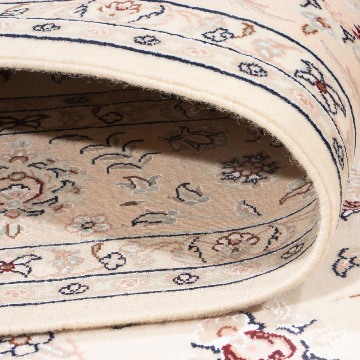 Tapis persan - Nain - Premium - 198 x 150 cm - crème