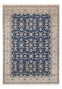 Tapis persan - Nain - Premium - 240 x 165 cm - bleu foncé