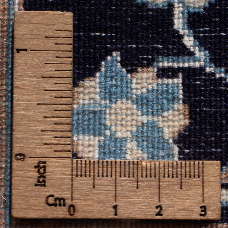 Tapis de couloir Tapis persan - Nain - Premium - 196 x 50 cm - bleu foncé