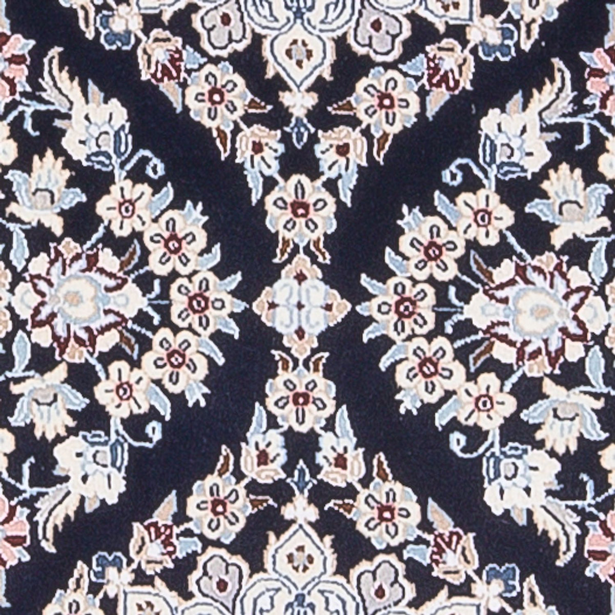 Tapis de couloir Tapis persan - Nain - Premium - 188 x 58 cm - bleu foncé