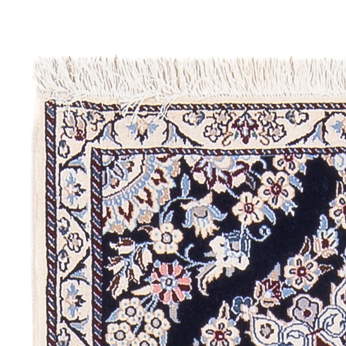 Tapis de couloir Tapis persan - Nain - Premium - 188 x 58 cm - bleu foncé