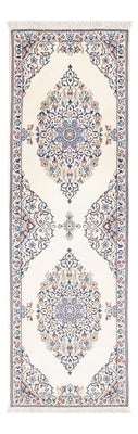 Tapis de couloir Tapis persan - Nain - Premium - 153 x 49 cm - crème