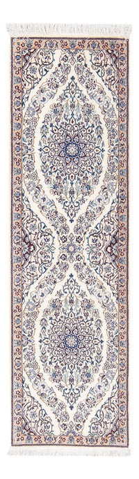 Tapis de couloir Tapis persan - Nain - Premium - 147 x 48 cm - crème