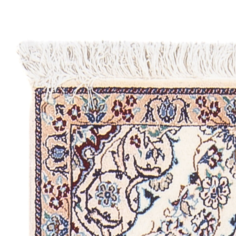 Tapis de couloir Tapis persan - Nain - Premium - 147 x 48 cm - crème