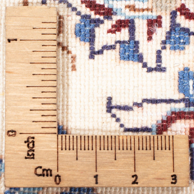 Tapis de couloir Tapis persan - Nain - Premium - 147 x 48 cm - crème