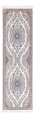 Tapis de couloir Tapis persan - Nain - Premium - 150 x 50 cm - crème