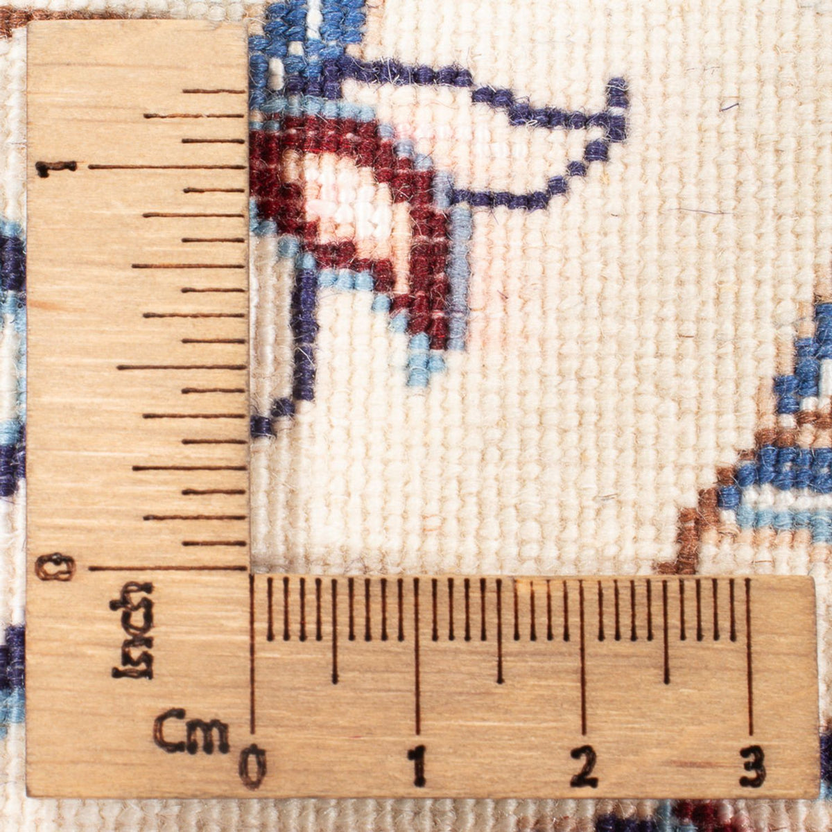 Tapis de couloir Tapis persan - Nain - Premium - 150 x 50 cm - crème